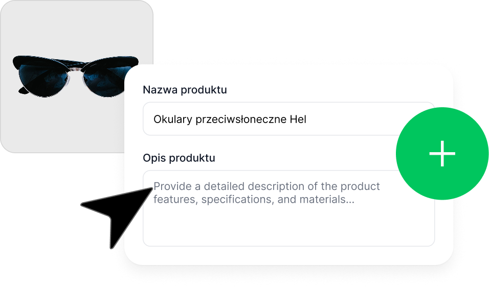 Formularz dodawania produktu w panelu WebWave
